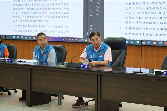 为保护学童口腔健康苗栗县政府20日县务会议特别提出讨论改善方案。（谢明俊摄）