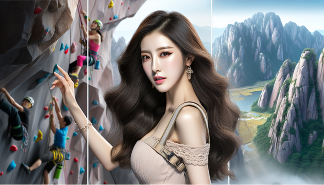 大陆「登山媛」以露肩的小可爱上衣示人，精致的妆容、时尚的打扮，使她们在山林间格外引人注目。（示意图、与本案无关／AI生成）