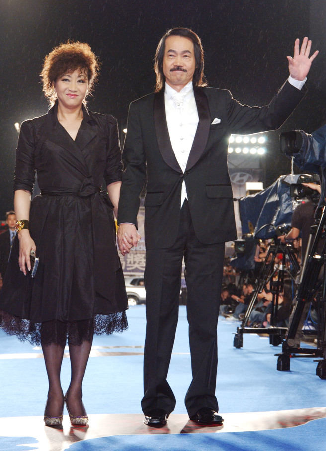 元华（右）与元秋出席第42届金马奖。（图／中时资料照）