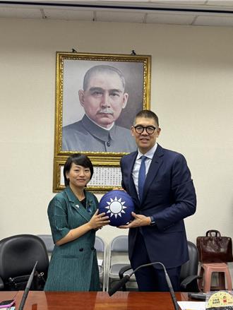 自民黨青年局4個月二度拜訪國民黨 連勝文：盼加深台日交流