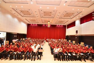 新北義消幹部會報 侯友宜表揚資深義消