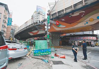 修復期2個月 往忠孝橋路段單線通車