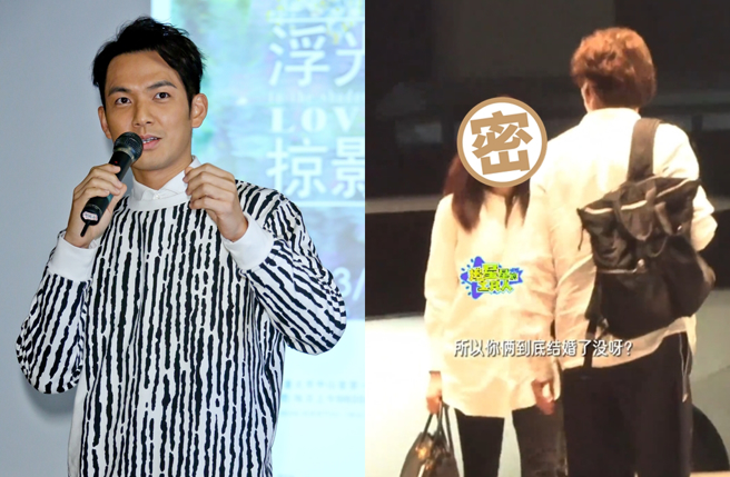 锺汉良又被拍到与谢易桦同框。（图／中时资料照；翻摄自微博）