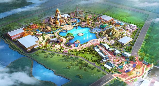 陸國產遊戲《黑神話：悟空》走紅吳承恩故鄉江蘇淮安爭取落地合作。圖為淮安西遊樂園。（淮安文旅集團網站）