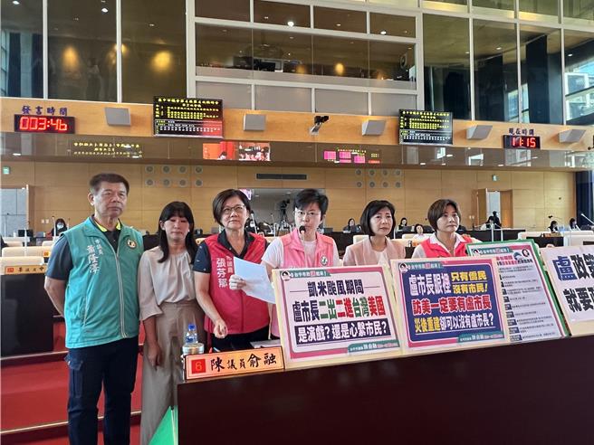 台中市烏日區幼兒園涉兒虐，事件在議會持續延燒，多名議員要求市府應嚴懲嚴辦。（林欣儀攝）