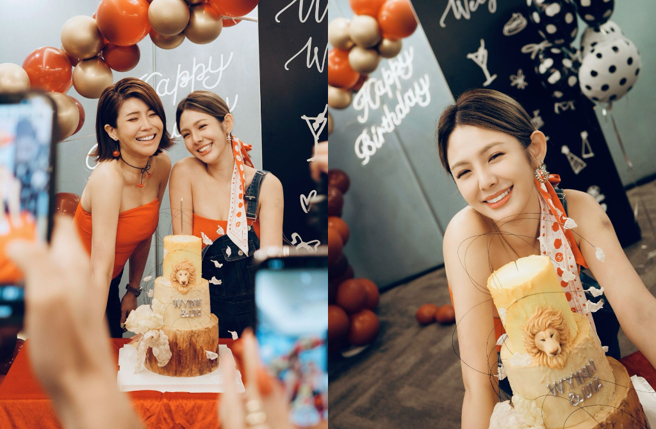 鲔鱼日前才和好姐妹壮壮一同庆生。（图／IG@徐玮吟）
