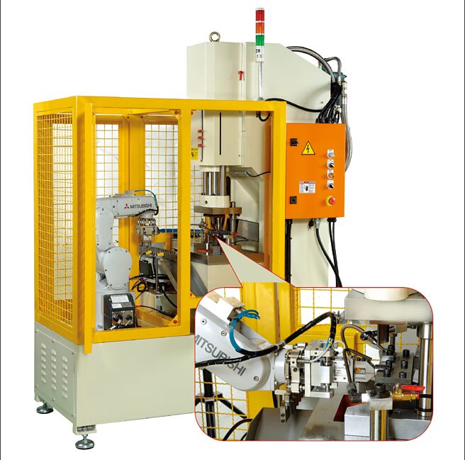 金上源「KSY智動化油壓沖床」可實現「智慧製造」生產目標。圖／業者提供