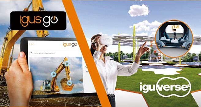 易格斯在2024台北国际自动化工业展会展示最新的零润滑技术，业界唯一的4年保固、使用寿命更长且对环境友善之解决方案。图／易格斯提供