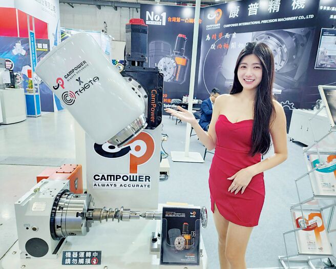 康普凸輪銑車搖擺頭。圖／業者提供