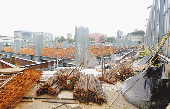 圖為京華廣場工地。（本報資料照片）