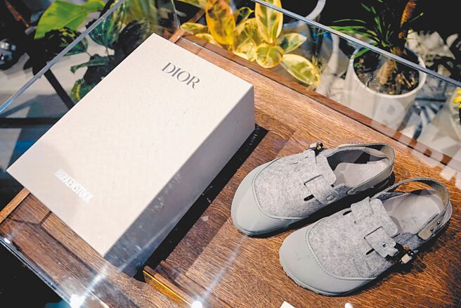 今年特别展出2022年勃肯与精品品牌Dior合作的联名款。（勃肯提供）