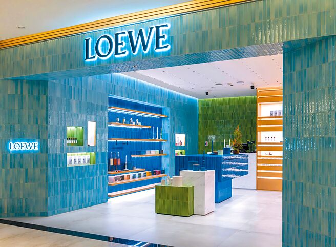 Loewe香氛在微风信义开设的专门店，是台湾首座Loewe香氛专卖店。（10X提供）