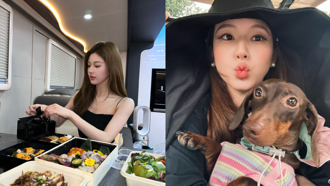 趙露思帶2隻愛犬拍畫報　一起穿「同款蓬裙」畫面萌翻