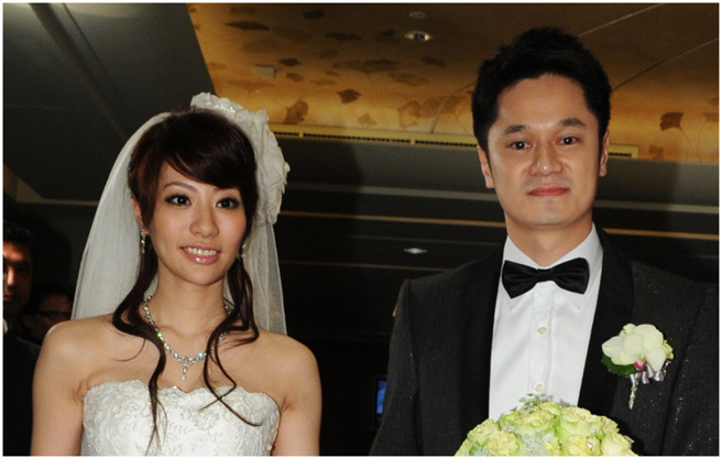 王滢与南国建设小开杨立杰结婚14年。（图／中时资料照）