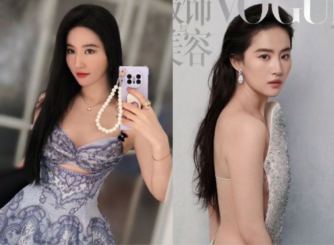 大陆女星刘亦菲空灵且清新脱俗的气质，让她被封为「神仙姐姐」。（图／翻摄自微博）