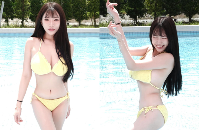 江宛庭泳池比基尼照掀粉暴动。（图／IG@jtw_03317）