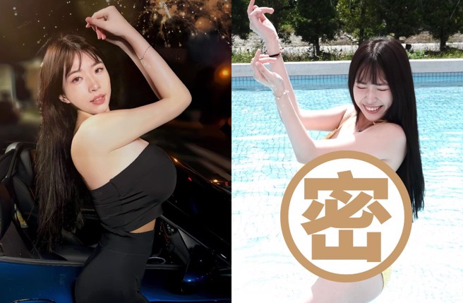 江宛庭泳池比基尼照掀粉暴动。（图／IG@jtw_03317）