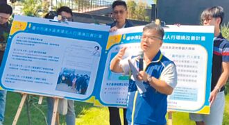 高美溼地電桿地下化 藍綠搶功