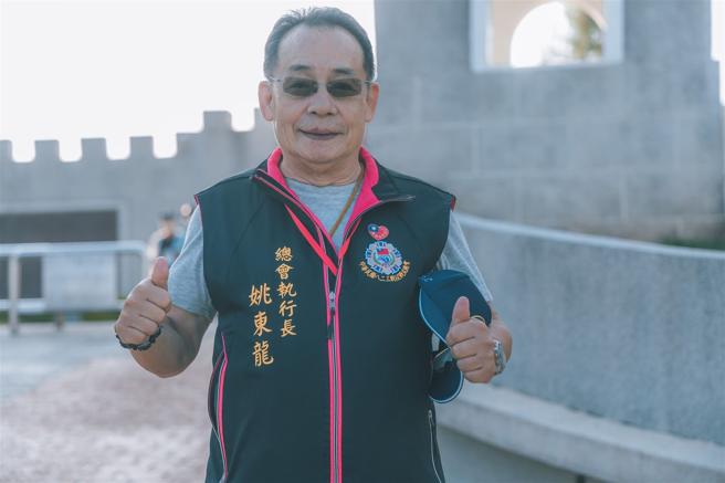 中華民國「八二三戰役」戰友總會執行長姚東龍。（記者陳怡璿攝）