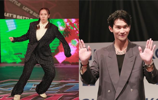 李雪（左）、夏浦洋擔任飛行評審嘉賓。（緯來提供）