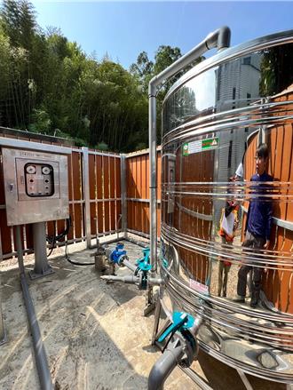 凱米颱風致河水混濁憂無水用 桃復興區啟用備援水井