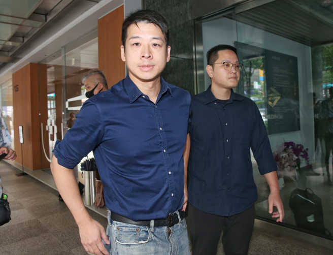 民眾党副秘书长许甫（左）。（资料照/王英豪摄）