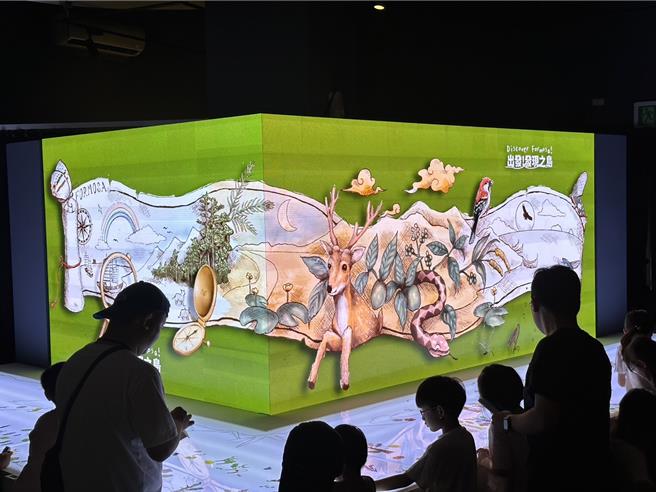 台南文创园区「出发！发现之岛」，以涂鸦艺术创造亲子友善展区，介绍台湾地理人文。（文化部提供／李怡芸台北传真）