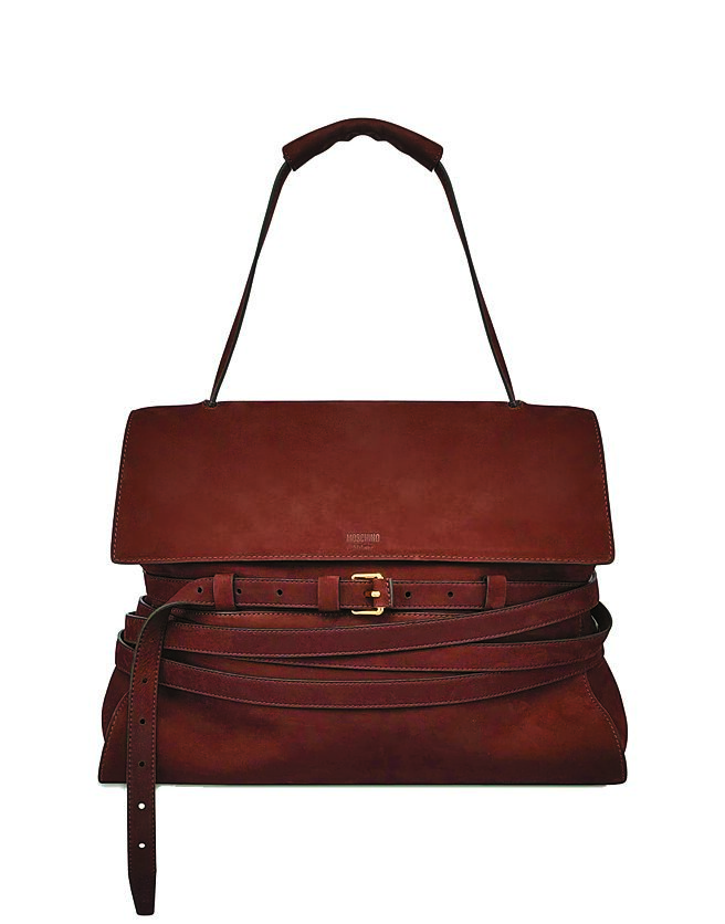 MOSCHINO Tie Me bag肩背包，9萬9800元。（微風提供）