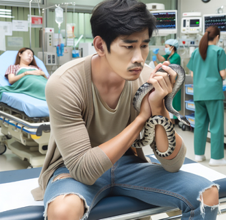 认不出「凶手」品种 巴西男忍痛抓蛇奔急诊室 ：就是这只