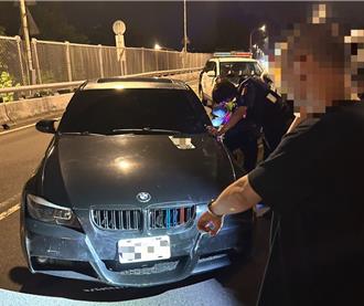 BMW男懸掛假車牌「外型差太多」   眼尖警現行犯逮捕