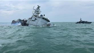 馬來西亞軍艦因漏水沉沒