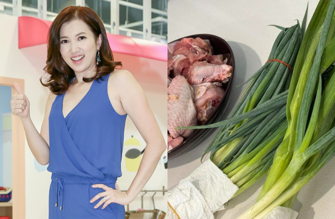 廖家仪返台被青菜价格吓傻。（图／中时资料照、脸书 廖家仪的粉丝团）