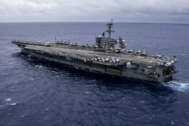 美国尼米兹级航空母舰林肯号（CVN 72）。（示意图/DVIDS）