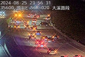 国三南下大溪段　无良砂石车沿路掉土堆石块！酿多车受损