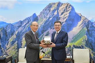 卓榮泰見大橋光夫  曝與這兩位前後任駐日代表闗係密切