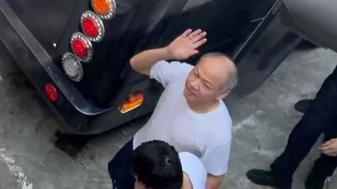 大陆偷渡客阮芳勇被控违反《入出国及移民法》，他声称来台是为了要协助台湾对抗中共的军事威胁。（李文正摄）