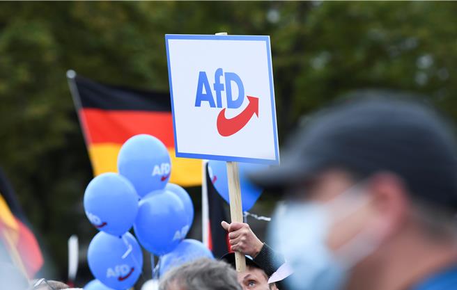 德國極右派另類選擇黨（AfD）在本月初德國東部邦選舉中獲得勝利。（路透社）