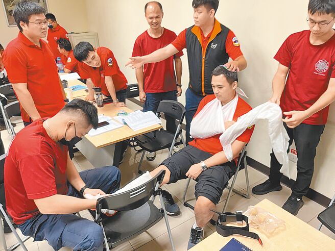 台中市政府消防局首批「T-CERT」預計9月上路。（台中市消防局提供／張妍溱台中傳真）