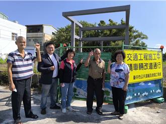 台中外埔三崁里無候車亭 地方爭取設2座9月底完工