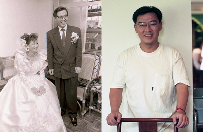 李立群和老婆林麗欽38年前結婚。（圖／中時資料照）