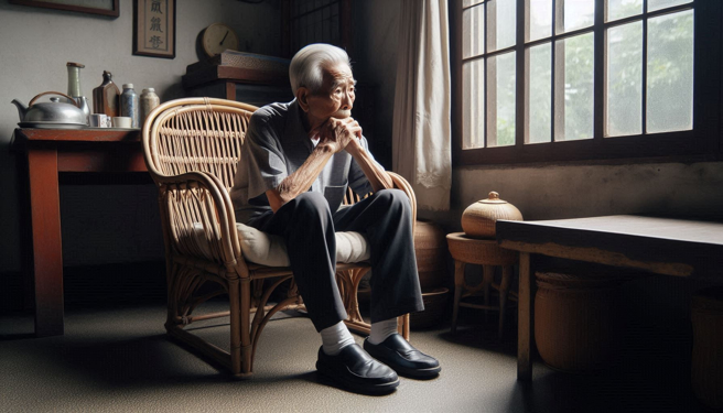 打零工却年老体衰，老男没钱维持生活，求2子月给2万被驳回。（示意图、与本案无关／AI生成）