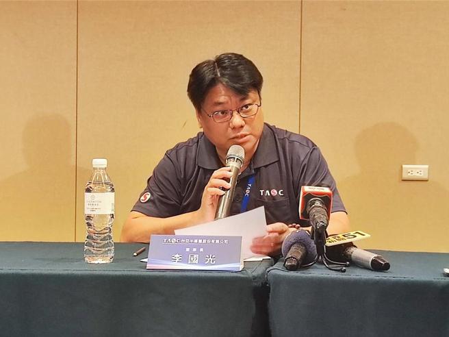 台亚今日法说会，董事长李国光表示，由于折旧摊提压力，今年难转盈。图／台亚提供