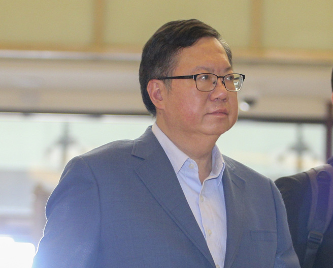 前桃園市長鄭文燦涉華亞科技園區土地開發貪污案遭起訴，28日凌晨裁定2800萬交保。（圖／中時資料照）