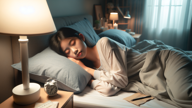 一位女子近日脱光裸睡觉，没想到被隐翅虫攻击，下体因此出现皮肤炎症状。（示意图／AI生成）