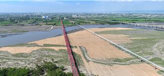 凱米颱風後濁水溪揚塵再起 四河署與時間賽跑