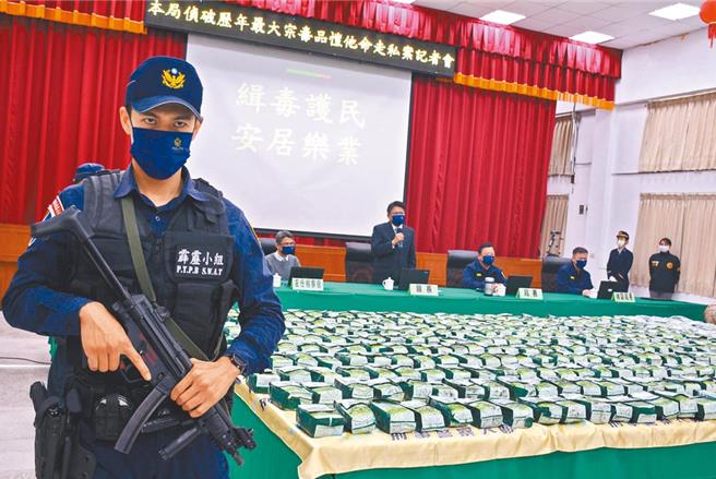 屏警侦破屏县歷年来最大宗走私毒品案，查扣大量三级毒品Ｋ他命。（本报资料照）