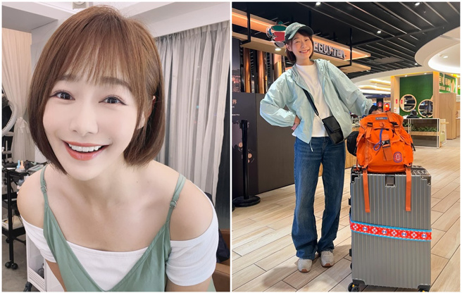 茵芙分享过海关的阴影。（茵芙脸书）