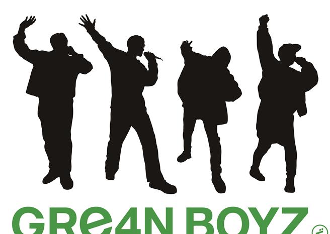 日本覆面系团体GRe4N BOYZ由4位现职牙医组成。（大鸿艺术BIG ART提供）