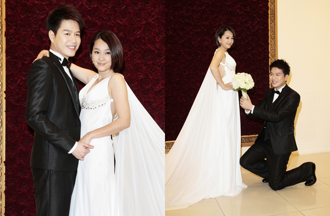 李易及六月2011年结婚。（图／中时资料照）