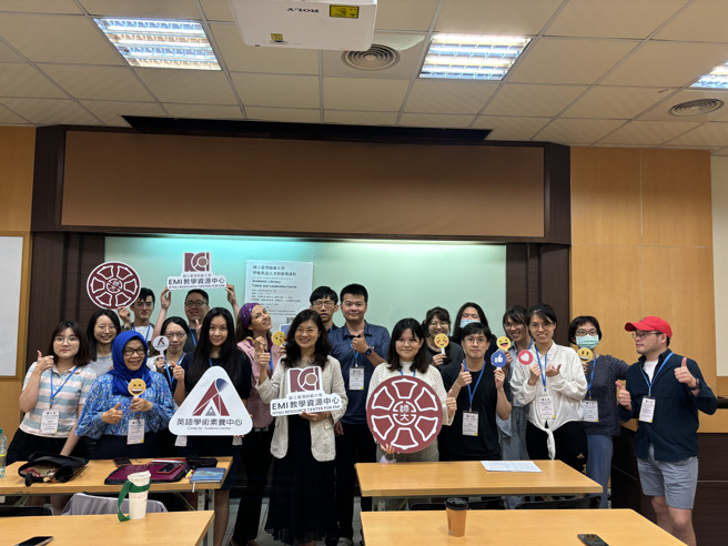 RCEMI学术英语人才与领导培训课程大合照。(照片/国立臺湾师范大学提供)